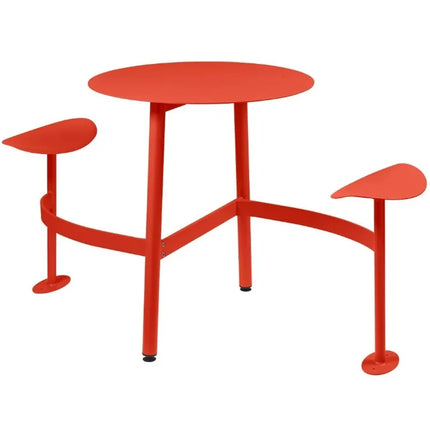 Fermob BOLDER 2-Seater Modular Round Outdoor Table with integrated seating