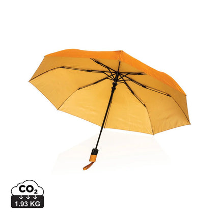 21" Impact AWARE™ 190T mini auto open umbrella - hospitality