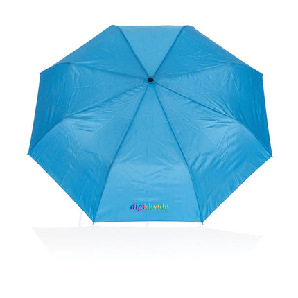 21" Impact AWARE™ 190T mini auto open umbrella - hospitality