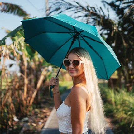21" Impact AWARE™ 190T mini auto open umbrella - hospitality
