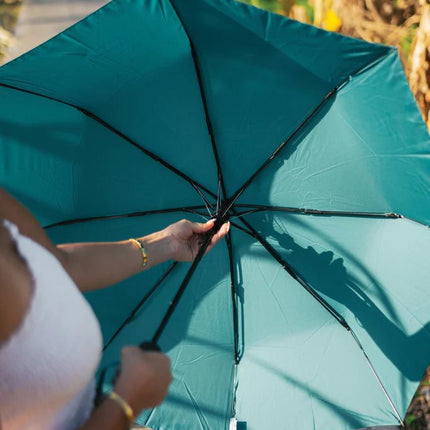 21" Impact AWARE™ 190T mini auto open umbrella - hospitality