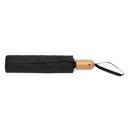 21" Impact AWARE™ RPET 190T bamboo auto open/close umbrella - hospitality