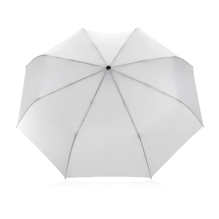 21" Impact AWARE™ RPET 190T bamboo auto open/close umbrella - hospitality
