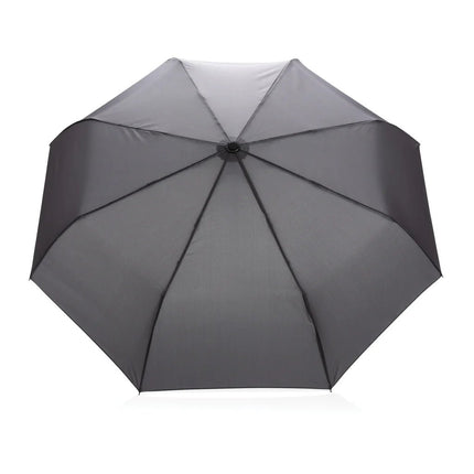 21" Impact AWARE™ RPET 190T bamboo auto open/close umbrella - hospitality