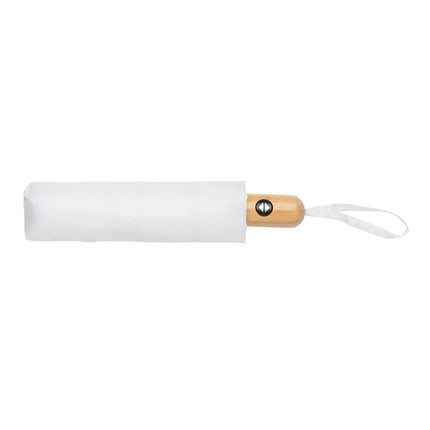 21" Impact AWARE™ RPET 190T bamboo auto open/close umbrella - hospitality