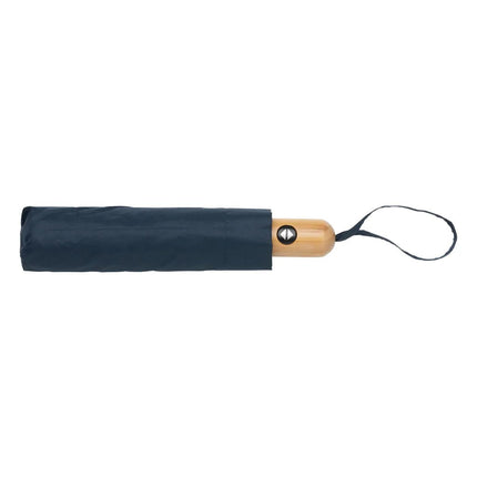 21" Impact AWARE™ RPET 190T bamboo auto open/close umbrella - hospitality