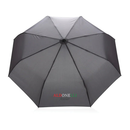 21" Impact AWARE™ RPET 190T bamboo auto open/close umbrella - hospitality