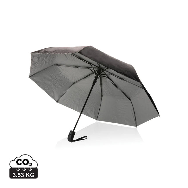 21" Impact AWARE™ RPET 190T Pongee dual colour mini umbrella - hospitality