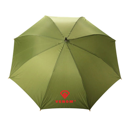 23" Impact AWARE™ RPET 190T auto open bamboo umbrella - hospitality