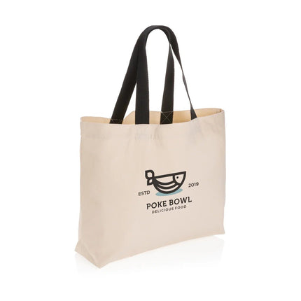 240 gsm r canvas large tote undyed - hospitality