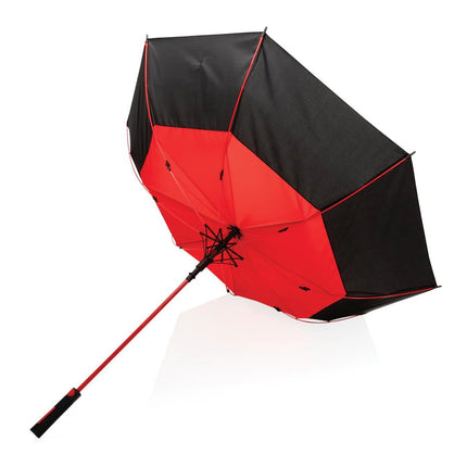 27" Impact AWARE™ RPET 190T auto open stormproof umbrella - hospitality