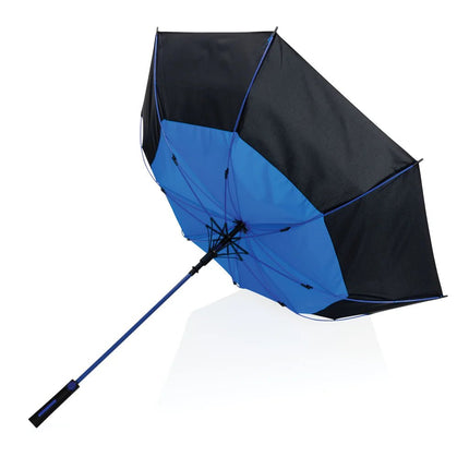 27" Impact AWARE™ RPET 190T auto open stormproof umbrella - hospitality