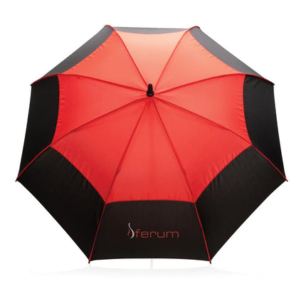 27" Impact AWARE™ RPET 190T auto open stormproof umbrella - hospitality