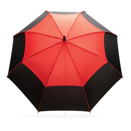 27" Impact AWARE™ RPET 190T auto open stormproof umbrella - hospitality