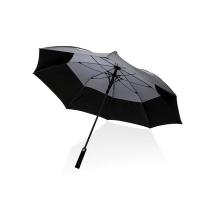 27" Impact AWARE™ RPET 190T auto open stormproof umbrella - hospitality
