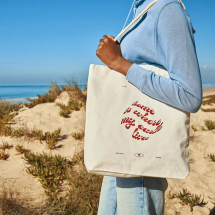 285gsm rcanvas tote bag undyed - hospitality
