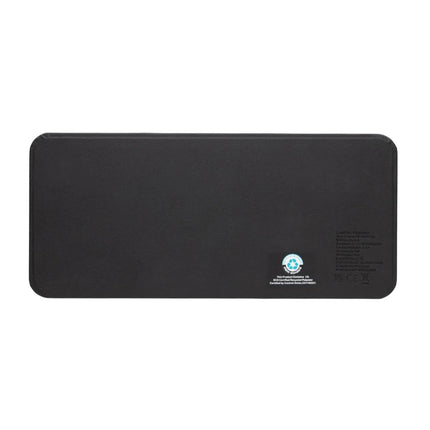 3 in 1 RCS recycled PU wireless charger desk tray - hospitality