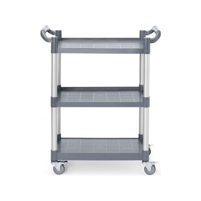 3-shelf polypropylene service cart, AmerBox, 800x410x(H)950mm - hospitality