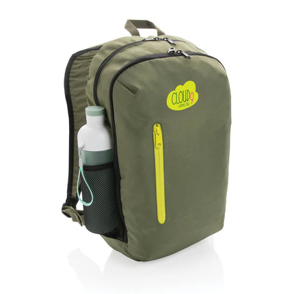 300D RPET casual backpack - hospitality