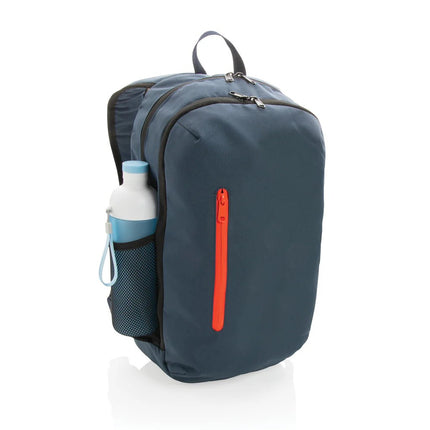 300D RPET casual backpack - hospitality