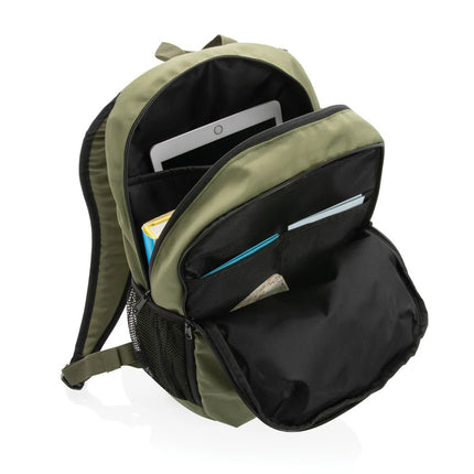 300D RPET casual backpack - hospitality