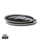 Stoneware / black / 26.5 x 26.5 x 1.5 cm