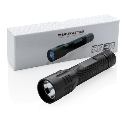 3W large CREE torch - hospitality
