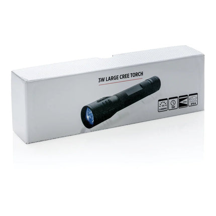 3W large CREE torch - hospitality