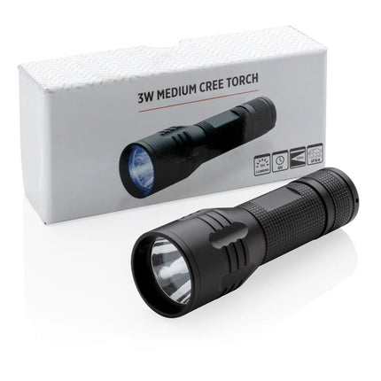 3W medium CREE torch - hospitality