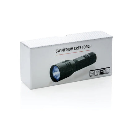 3W medium CREE torch - hospitality