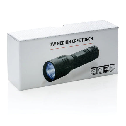 3W medium CREE torch - hospitality
