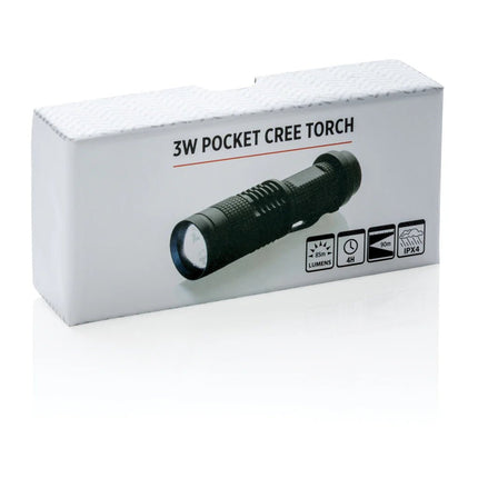 3W pocket CREE torch - hospitality