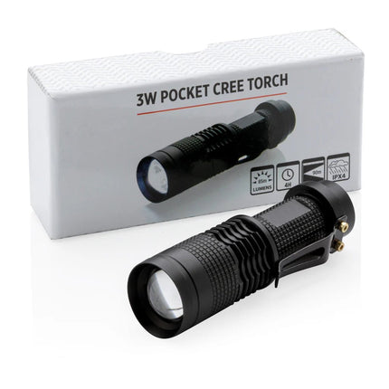 3W pocket CREE torch - hospitality