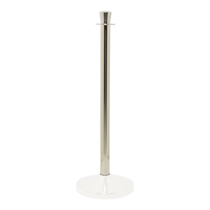 4 x Barrier post 875x9.5x9.5cm with bases and 5 ropes included - hospitality