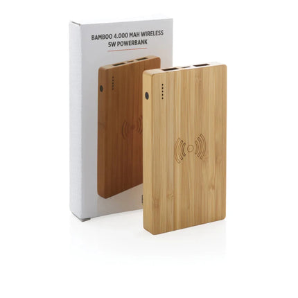 4.000 mAh wireless 5W Powerbank - hospitality