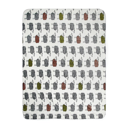 Sheep GRS recycled PET pile blanket - Custom Wood Designs