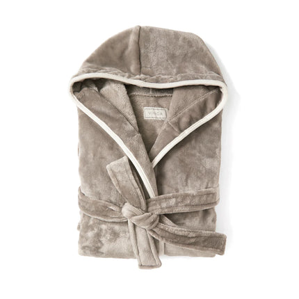 Louis luxury plush GRS RPET robe size S-M - Custom Wood Designs