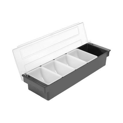 5 compartment holder, 495 x 160 x 100 mm - hospitality