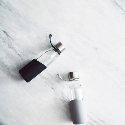 Lean Glass Water Bottle - Custom Wood Designs