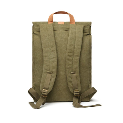 Bosle backpack GRS recycled canvas - Custom Wood Designs