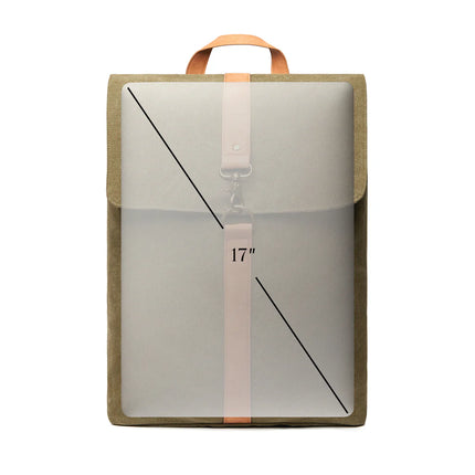 Bosle backpack GRS recycled canvas - Custom Wood Designs