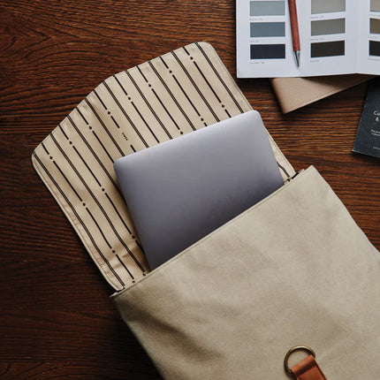 Bosle backpack GRS recycled canvas - Custom Wood Designs