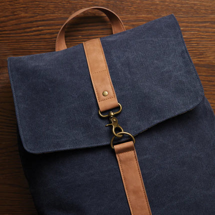 Bosle backpack GRS recycled canvas - Custom Wood Designs