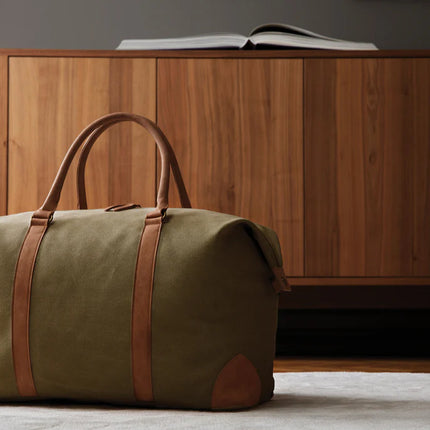Bosle RCS recycled canvas duffelbag - Custom Wood Designs