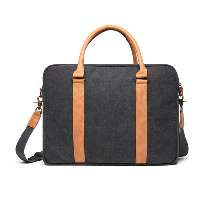 Bosle RCS recycled canvas computer bag - Custom Wood Designs