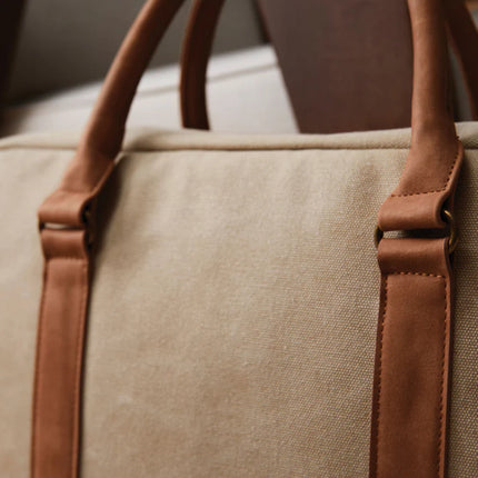 Bosle RCS recycled canvas computer bag - Custom Wood Designs