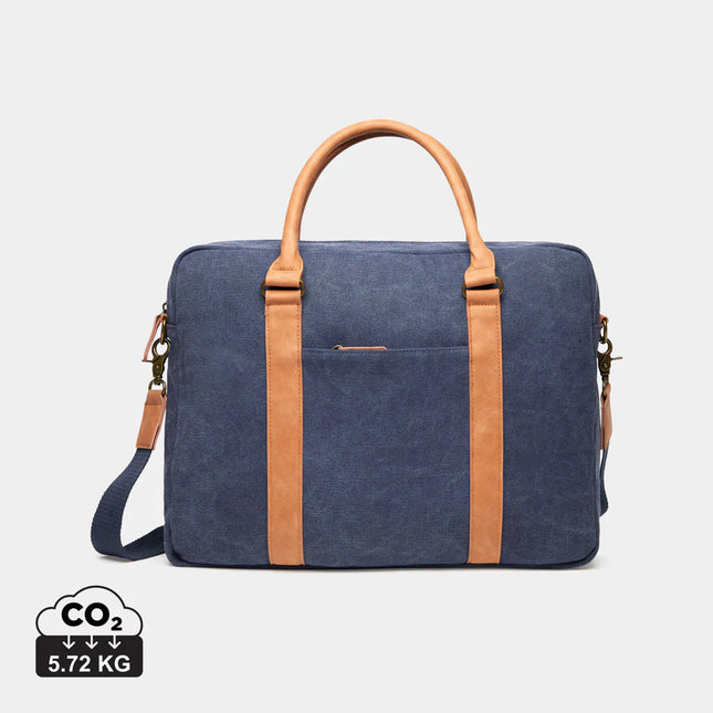 Bosle RCS recycled canvas computer bag - Custom Wood Designs