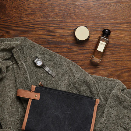 Bosle GRS recycled canvas toiletry bag - Custom Wood Designs