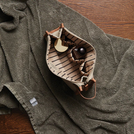 Bosle GRS recycled canvas toiletry bag - Custom Wood Designs