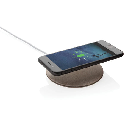 5W Wheat straw wireless charger - hospitality